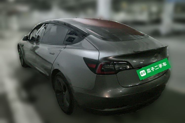 Used Tesla Model 3 2019 Long-Range Rear-Wheel-Drive Version Rear Left 45 Deg