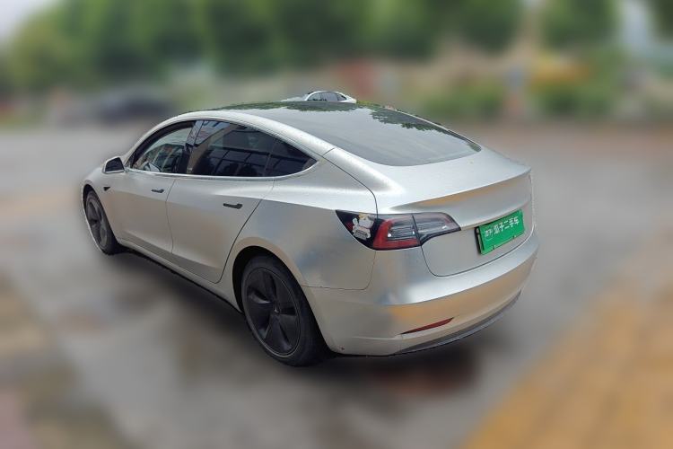 Used Tesla Model 3 2019 Standard Range Rear-Drive Upgraded Version Rear Left 45 Deg