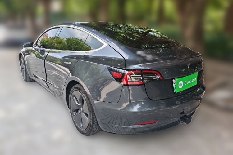 Used Tesla Model 3 2019 Long-Range All-Wheel-Drive Version Rear Left 45 Deg
