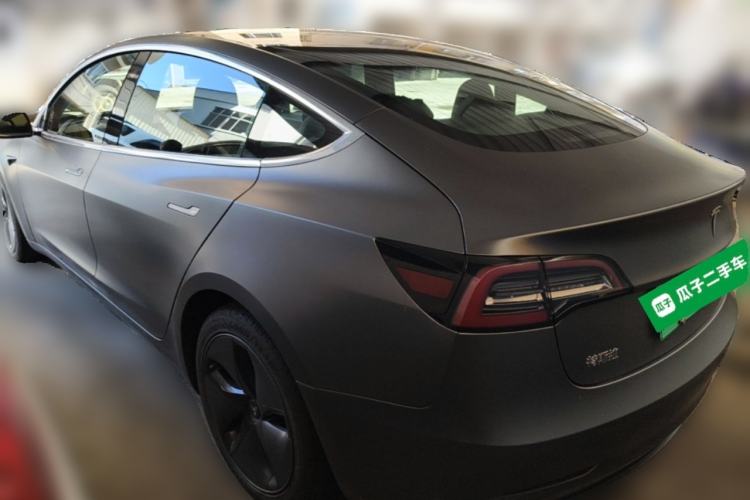 Used Tesla Model 3 2019 Standard Range Rear-Drive Upgraded Version Rear Left 45 Deg