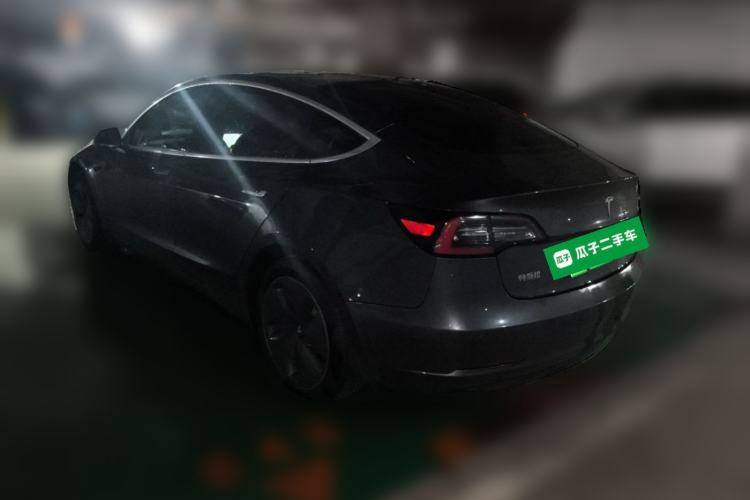 Used Tesla Model 3 2019 Standard Range Rear-Drive Upgraded Version Rear Left 45 Deg