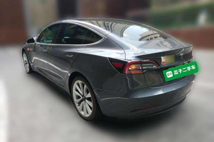 Used Tesla Model 3 2019 Standard Range Rear-Drive Upgraded Version Rear Left 45 Deg