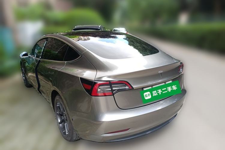 Used Tesla Model 3 2019 Standard Range Rear-Drive Upgraded Version Rear Left 45 Deg