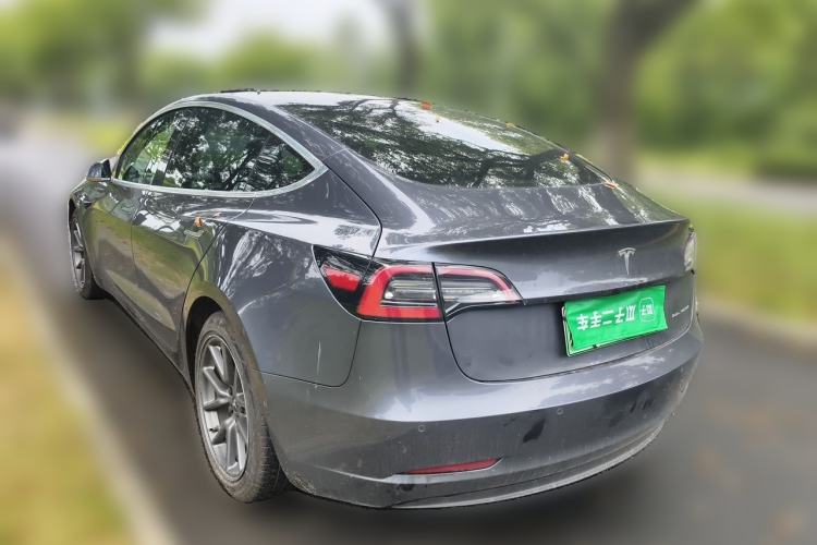 Used Tesla Model 3 2019 Long-Range All-Wheel-Drive Version Rear Left 45 Deg