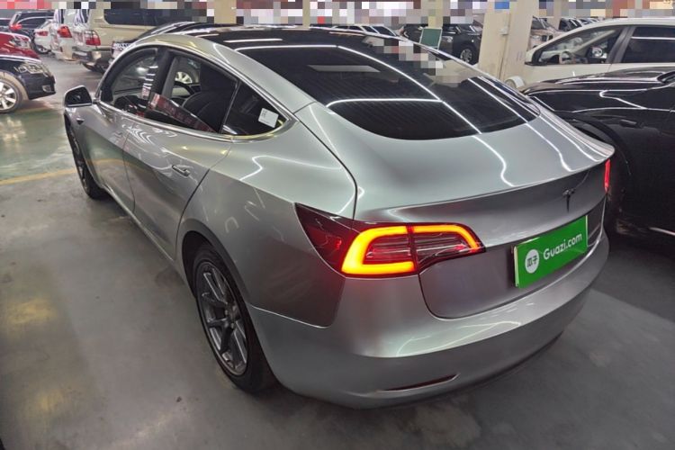 Used Tesla Model 3 2019 Standard Range Rear-Drive Upgraded Version Rear Left 45 Deg