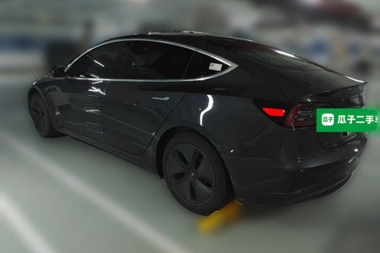 Used Tesla Model 3 2019 Standard Range Rear-Drive Upgraded Version Rear Left 45 Deg