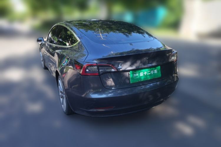 Used Tesla Model 3 2019 Standard Range Rear-Drive Upgraded Version Rear Left 45 Deg