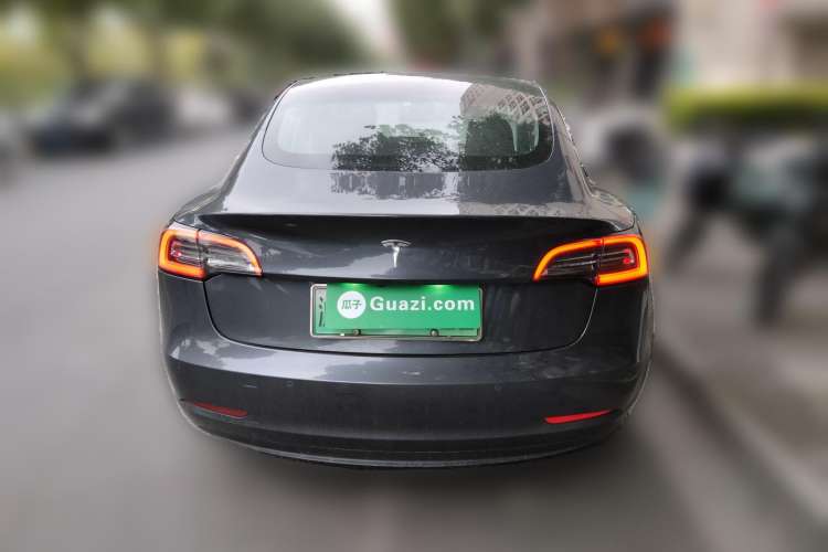 Used Tesla Model 3 2019 Long-Range Rear-Wheel-Drive Version Rear