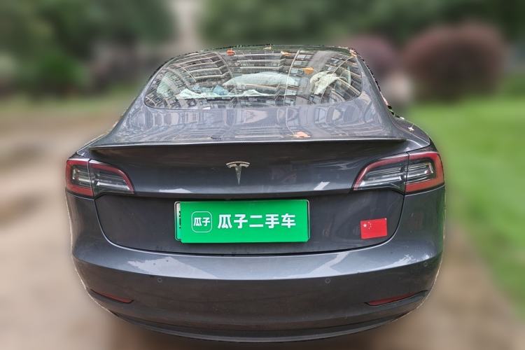Used Tesla Model 3 2019 Long-Range Rear-Wheel-Drive Version Rear
