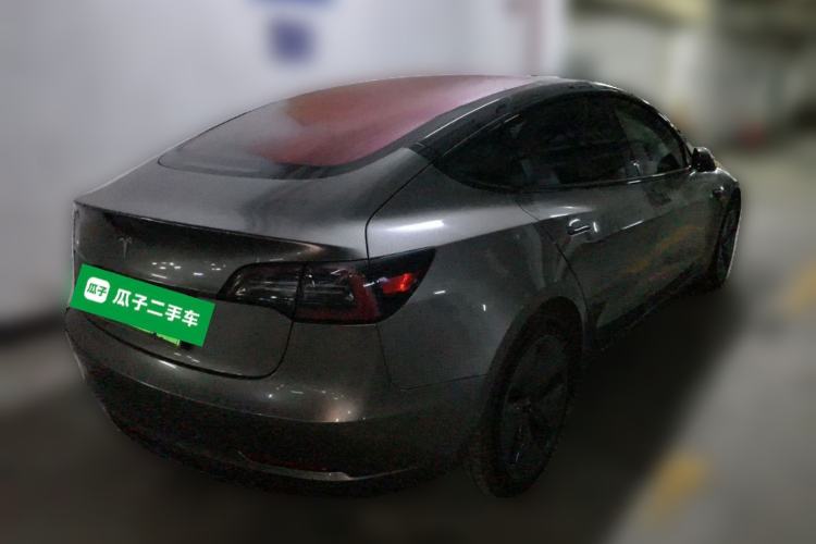 Used Tesla Model 3 2019 Long-Range Rear-Wheel-Drive Version Rear Right 45 Deg
