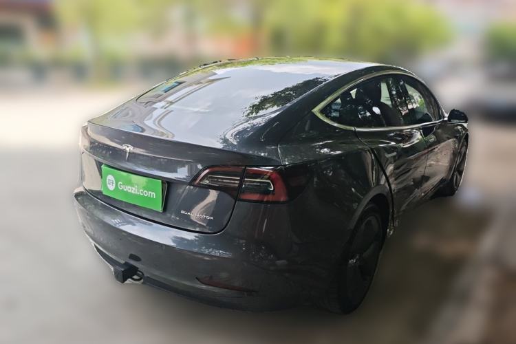 Used Tesla Model 3 2019 Long-Range All-Wheel-Drive Version Rear Right 45 Deg