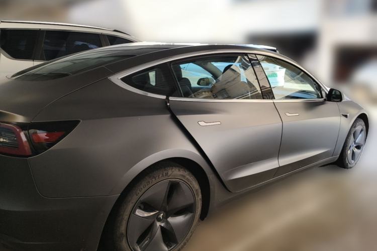 Used Tesla Model 3 2019 Standard Range Rear-Drive Upgraded Version Rear Right 45 Deg