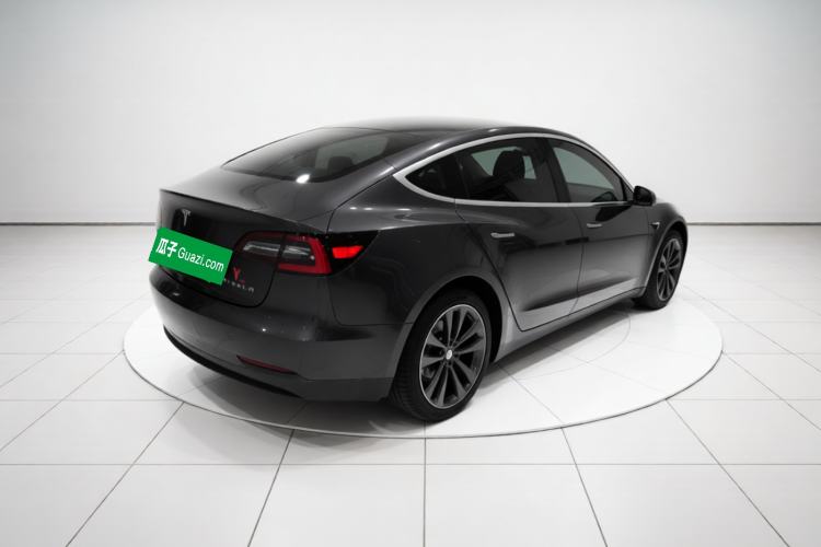 Used Tesla Model 3 2019 Standard Range Rear-Drive Upgraded Version Rear Right 45 Deg