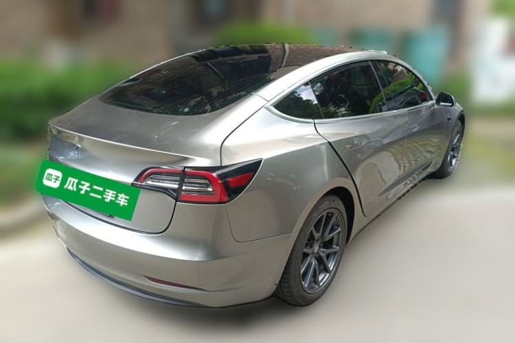 Used Tesla Model 3 2019 Standard Range Rear-Drive Upgraded Version Rear Right 45 Deg