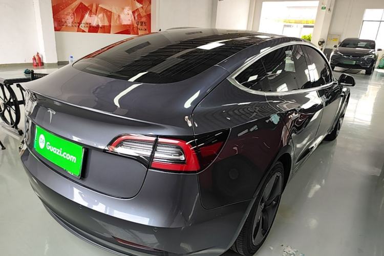 Used Tesla Model 3 2019 Long-Range Rear-Wheel-Drive Version Rear Right 45 Deg