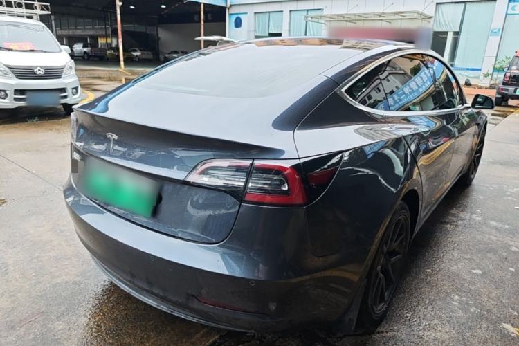Used Tesla Model 3 2019 Long-Range Rear-Wheel-Drive Version Rear Right 45 Deg