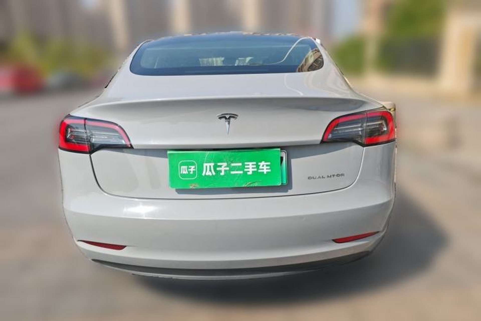Used Tesla Model 3 2019 Long-Range All-Wheel-Drive Version Rear