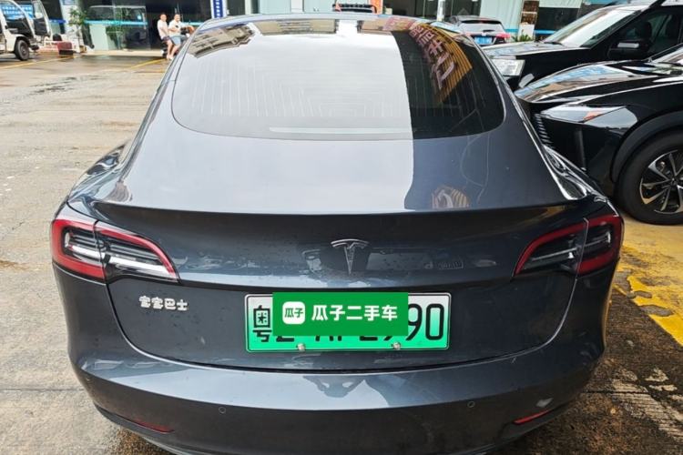 Used Tesla Model 3 2019 Long-Range Rear-Wheel-Drive Version Rear