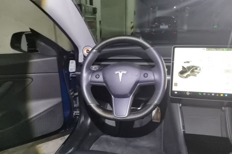 Used Tesla Model 3 2019 Long-Range Rear-Wheel-Drive Version Steering Wheel