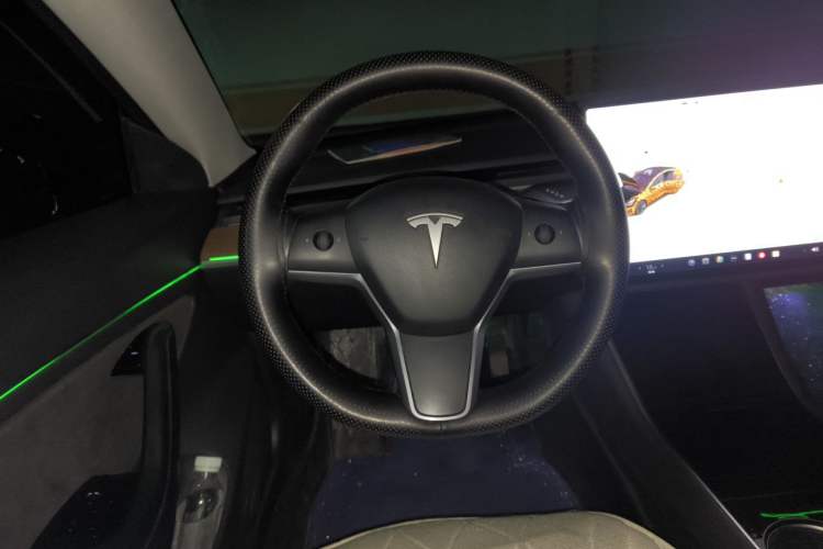 Used Tesla Model 3 2019 Long-Range Rear-Wheel-Drive Version Steering Wheel