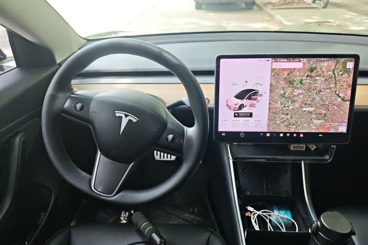 Used Tesla Model 3 2019 Long-Range All-Wheel-Drive Version Steering Wheel