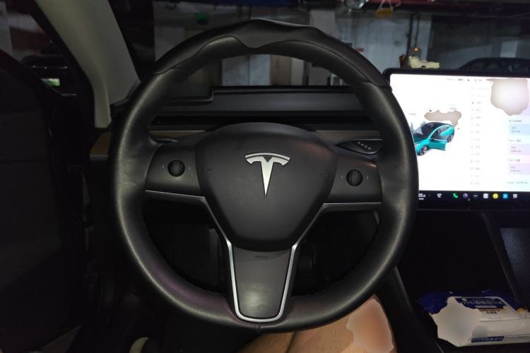 Used Tesla Model 3 2019 Long-Range All-Wheel-Drive Version Steering Wheel