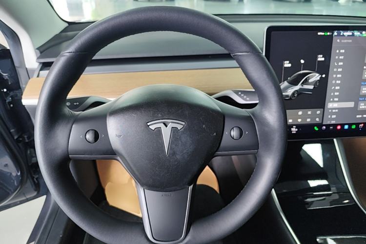 Used Tesla Model 3 2019 Long-Range Rear-Wheel-Drive Version Steering Wheel