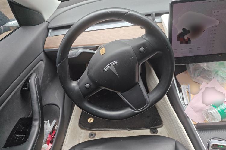 Used Tesla Model 3 2019 Long-Range Rear-Wheel-Drive Version Steering Wheel
