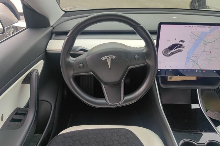 Used Tesla Model 3 2019 Long-Range Rear-Wheel-Drive Version Steering Wheel