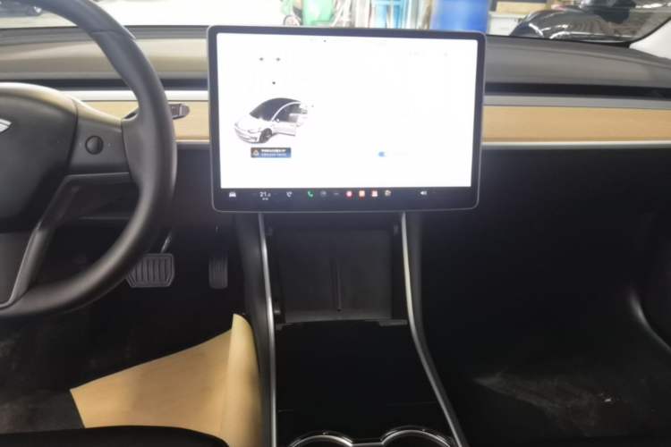 Used Tesla Model 3 2019 Standard Range Rear-Wheel Drive Upgraded Version (60 kWh) Audio And AC Panel