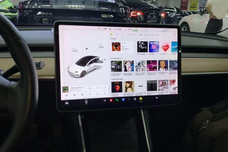 Used Tesla Model 3 2019 Standard Range Rear-Drive Upgraded Version Audio And AC Panel