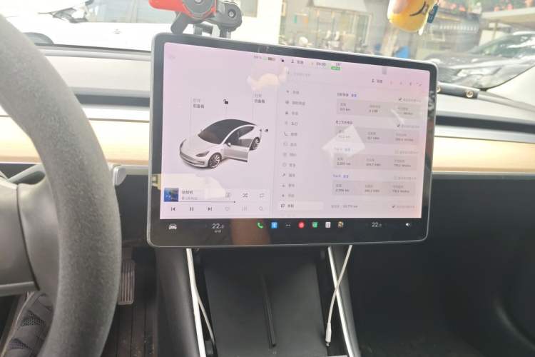 Used Tesla Model 3 2019 Standard Range Rear-Drive Upgraded Version Audio And AC Panel