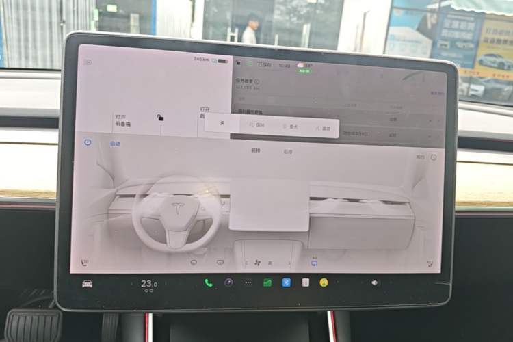 Used Tesla Model 3 2019 Standard Range Rear-Drive Upgraded Version Audio And AC Panel