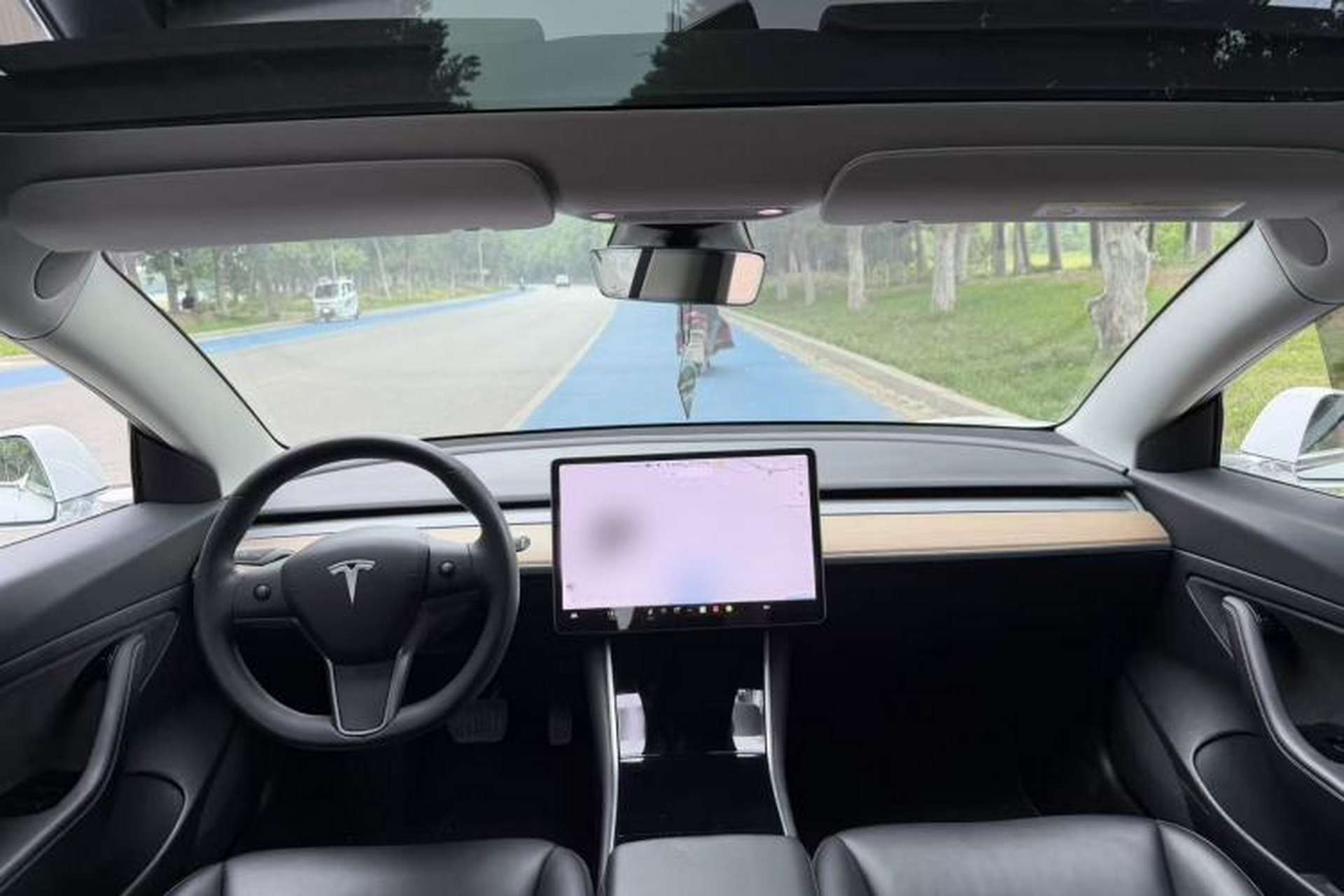 Used Tesla Model 3 2019 Standard Range Rear-Wheel Drive Upgraded Version (52 kWh) Audio And AC Panel