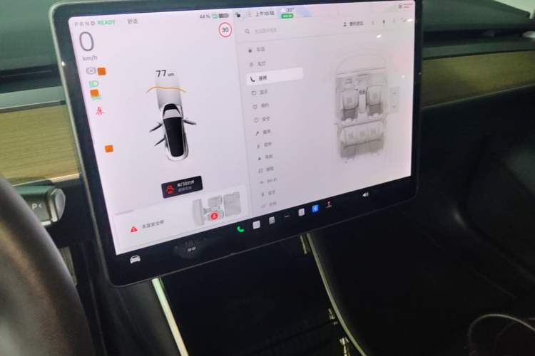 Used Tesla Model 3 2019 Long-Range All-Wheel-Drive Version Audio And AC Panel