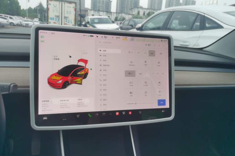 Used Tesla Model 3 2019 Standard Range Rear-Wheel Drive Upgraded Version (60 kWh) Audio And AC Panel