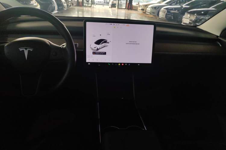 Used Tesla Model 3 2019 Standard Range Rear-Wheel Drive Upgraded Version (52 kWh) Audio And AC Panel