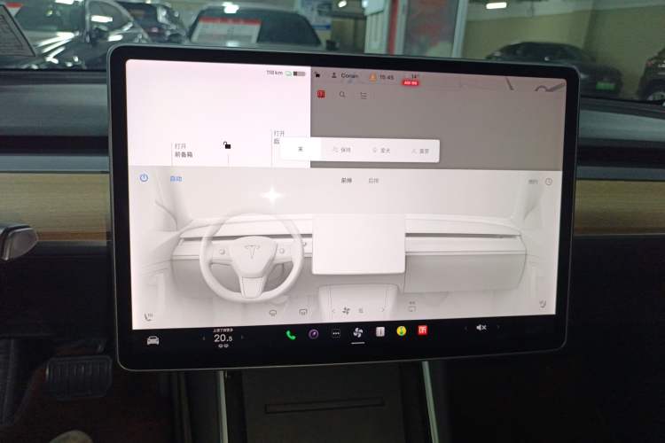 Used Tesla Model 3 2019 Standard Range Rear-Drive Upgraded Version Audio And AC Panel