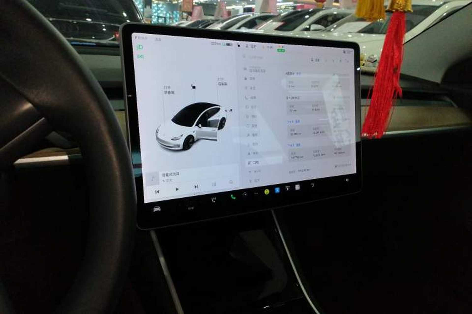 Used Tesla Model 3 2019 Standard Range Rear-Drive Upgraded Version Audio And AC Panel