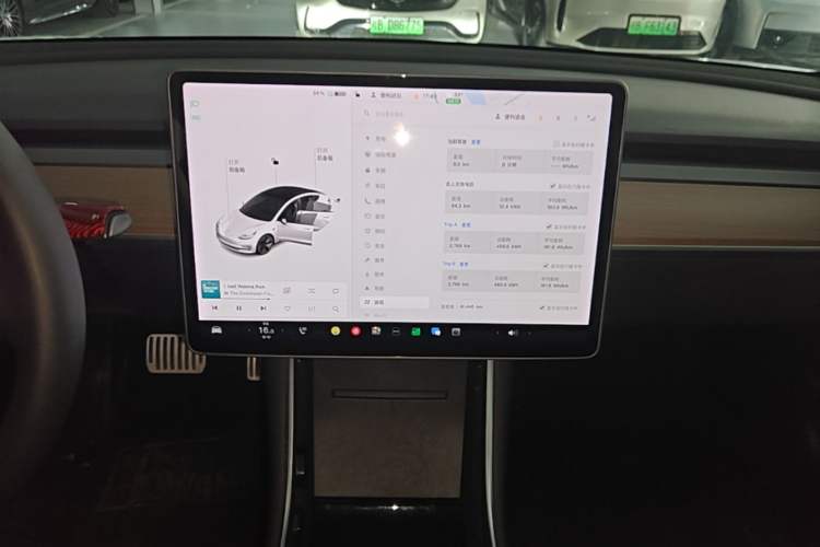 Used Tesla Model 3 2019 Standard Range Rear-Wheel Drive Upgraded Version (60 kWh) Audio And AC Panel