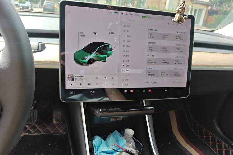 Used Tesla Model 3 2019 Standard Range Rear-Drive Upgraded Version Audio And AC Panel