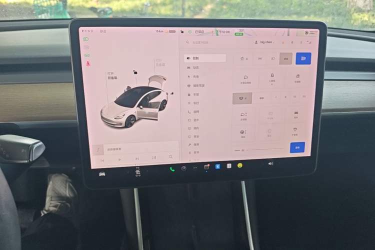 Used Tesla Model 3 2019 Standard Range Rear-Wheel Drive Upgraded Version (60 kWh) Audio And AC Panel