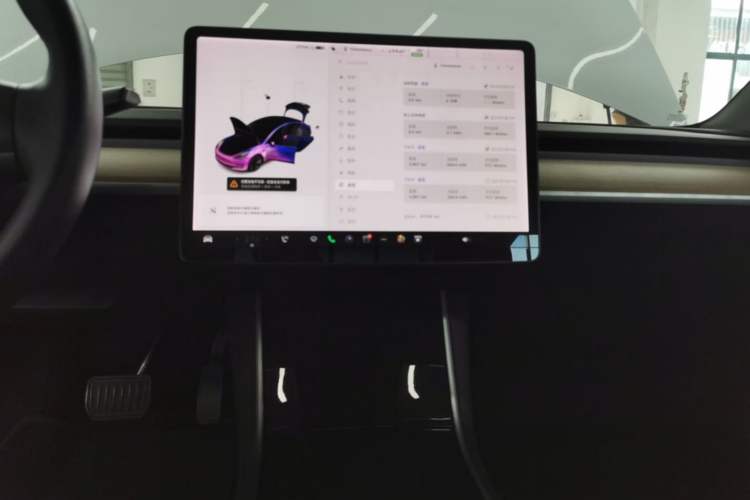 Used Tesla Model 3 2019 Standard Range Rear-Wheel Drive Upgraded Version (52 kWh) Audio And AC Panel