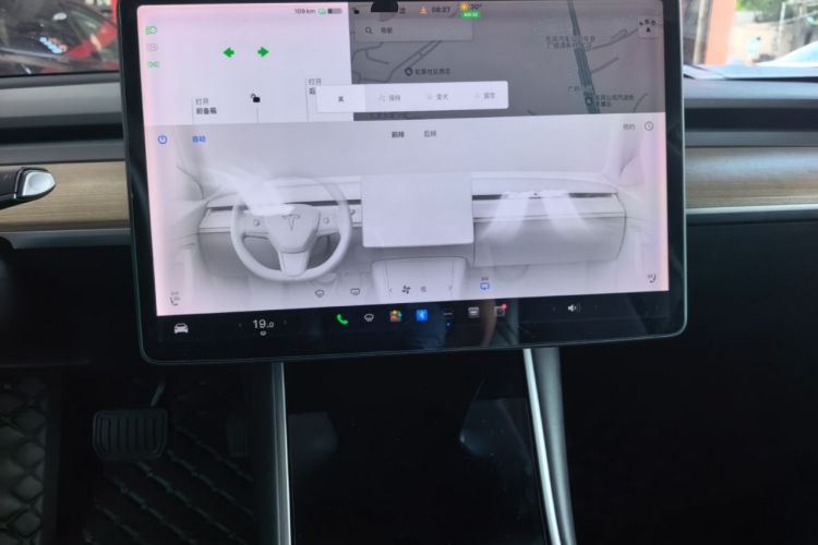 Used Tesla Model 3 2019 Standard Range Rear-Drive Upgraded Version Audio And AC Panel