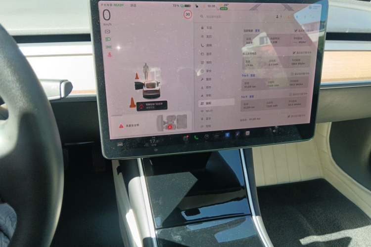 Used Tesla Model 3 2019 Standard Range Rear-Wheel Drive Upgraded Version (52 kWh) Audio And AC Panel