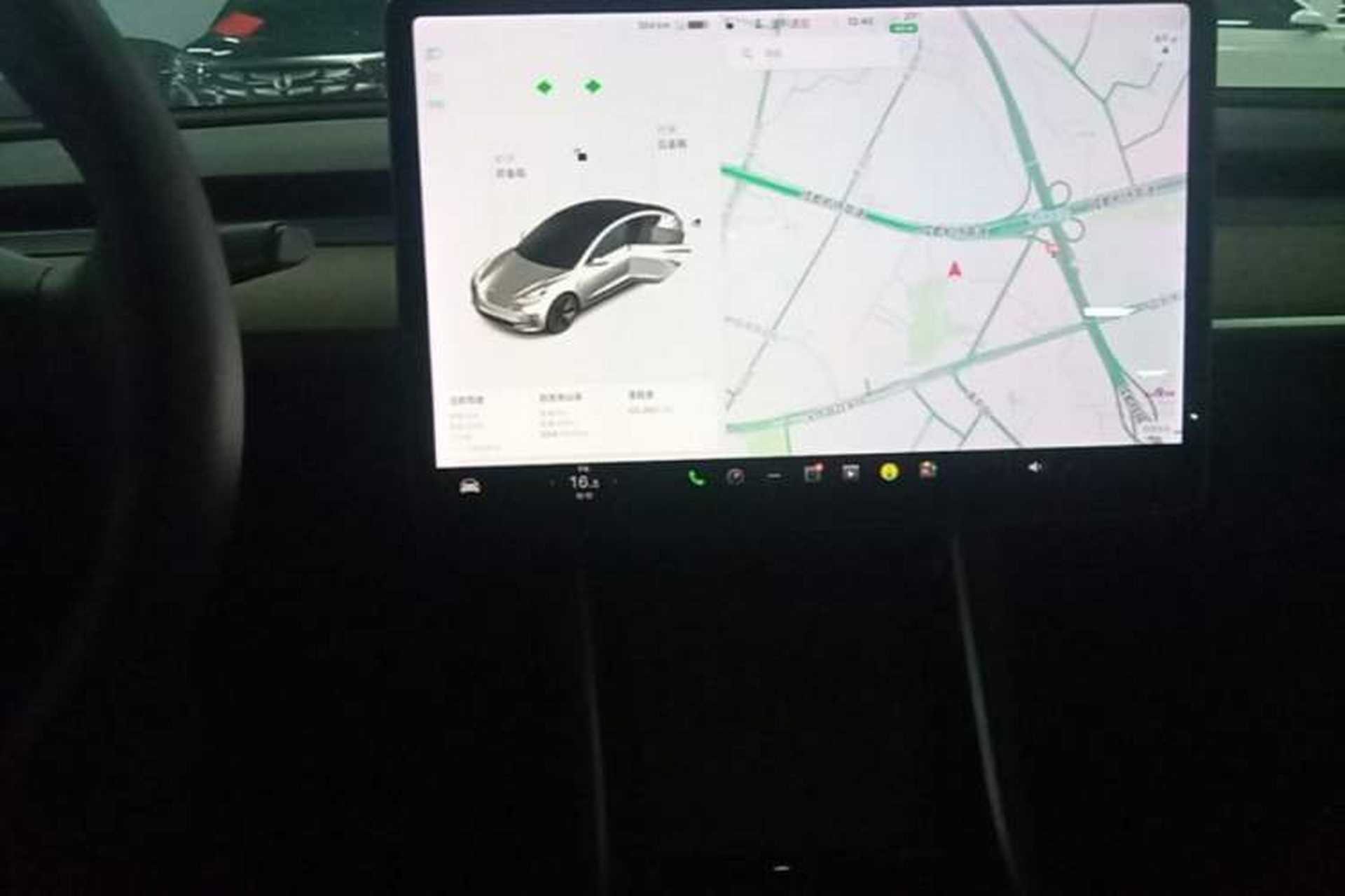 Used Tesla Model 3 2019 Standard Range Rear-Wheel Drive Upgraded Version (60 kWh) Audio And AC Panel