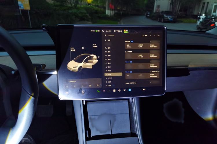 Used Tesla Model 3 2019 Standard Range Rear-Drive Upgraded Version Audio And AC Panel