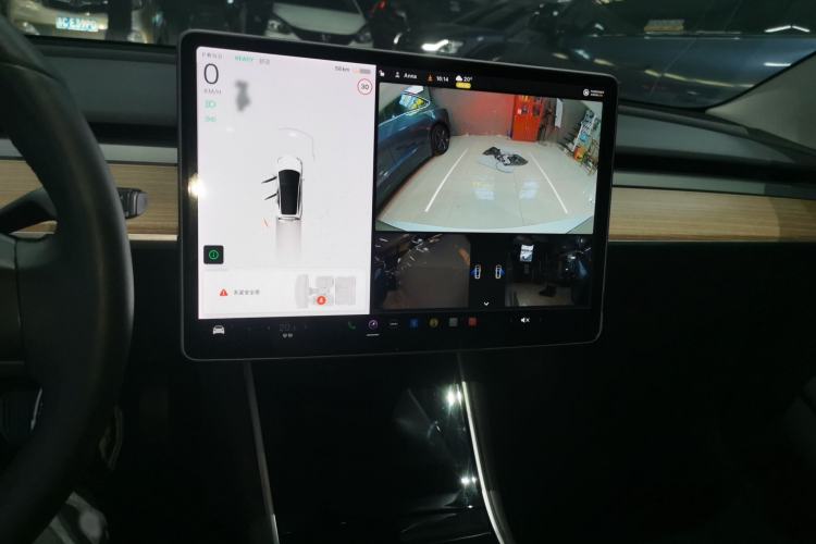 Used Tesla Model 3 2019 Long-Range All-Wheel-Drive Version Audio And AC Panel