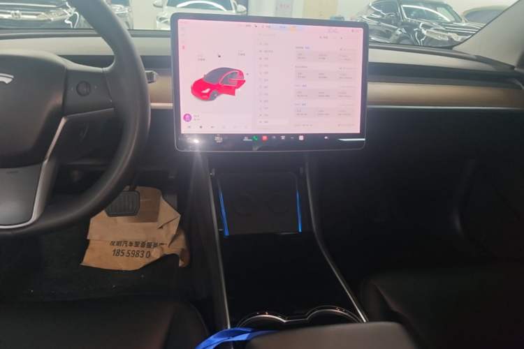 Used Tesla Model 3 2019 Standard Range Rear-Drive Upgraded Version Audio And AC Panel