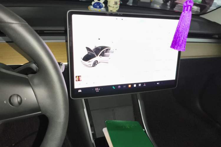 Used Tesla Model 3 2019 Standard Range Rear-Drive Upgraded Version Audio And AC Panel